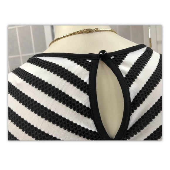 Thalia-Sodi, dress, white/black, stripes, sizeXL.: - Picture 5 of 9